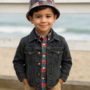 Levi's Black Jean Jacket Classic Denim Style